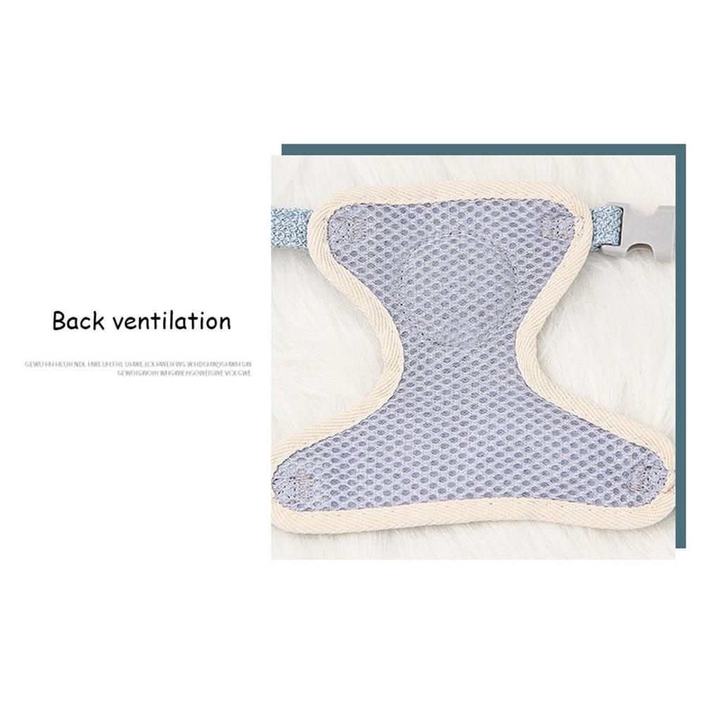 Soft Nylon Pet Vest Harness & Leash Set for Small Pets
