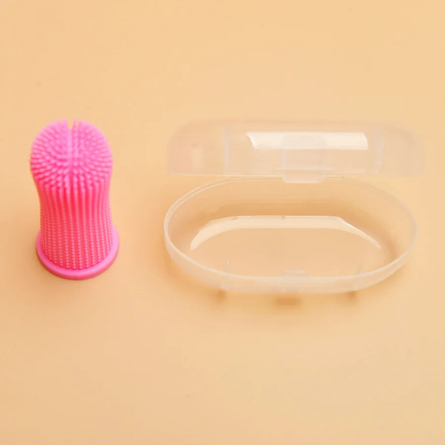 Pet Finger Toothbrush — Gentle Oral Care for Cats and Dogs