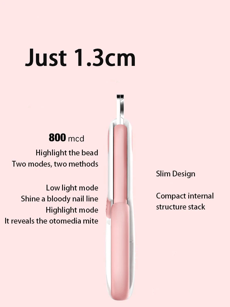 LED Pet Nail Clipper – Lighted Grooming Trimmer with Safety Lock for Cats & Dogs