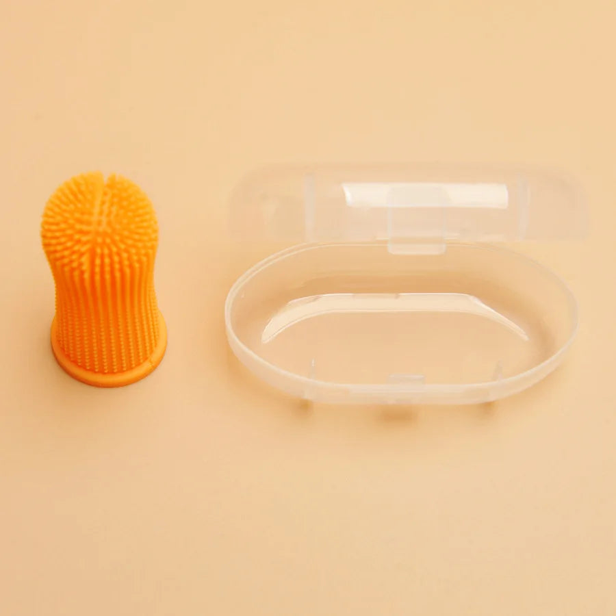 Pet Finger Toothbrush — Gentle Oral Care for Cats and Dogs