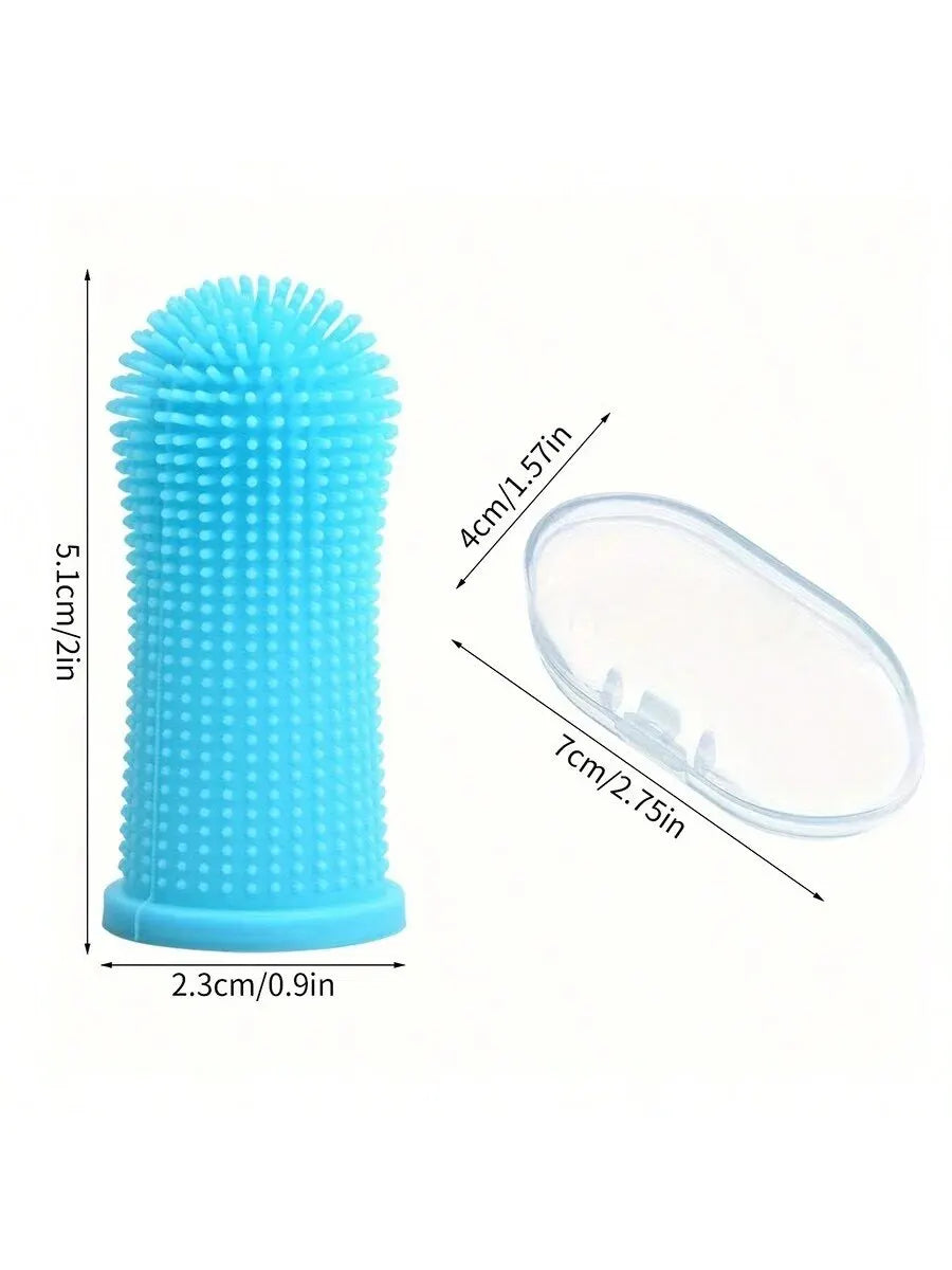 Pet Finger Toothbrush — Gentle Oral Care for Cats and Dogs