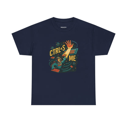 CATCHY CODING TEE WITH CTRL+S ME DESIGN