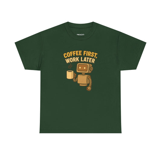 COFFEE FIRST HEAVY COTTON TEE