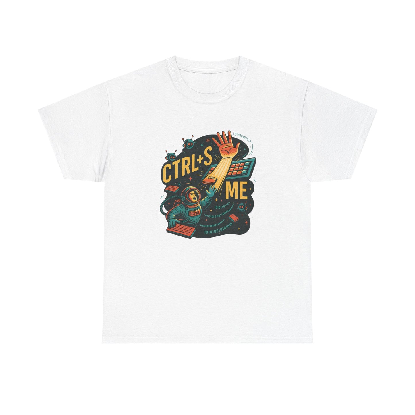 CATCHY CODING TEE WITH CTRL+S ME DESIGN