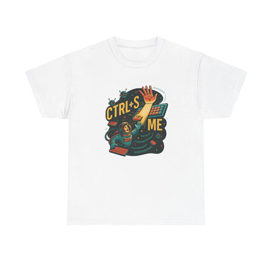CATCHY CODING TEE WITH CTRL+S ME DESIGN