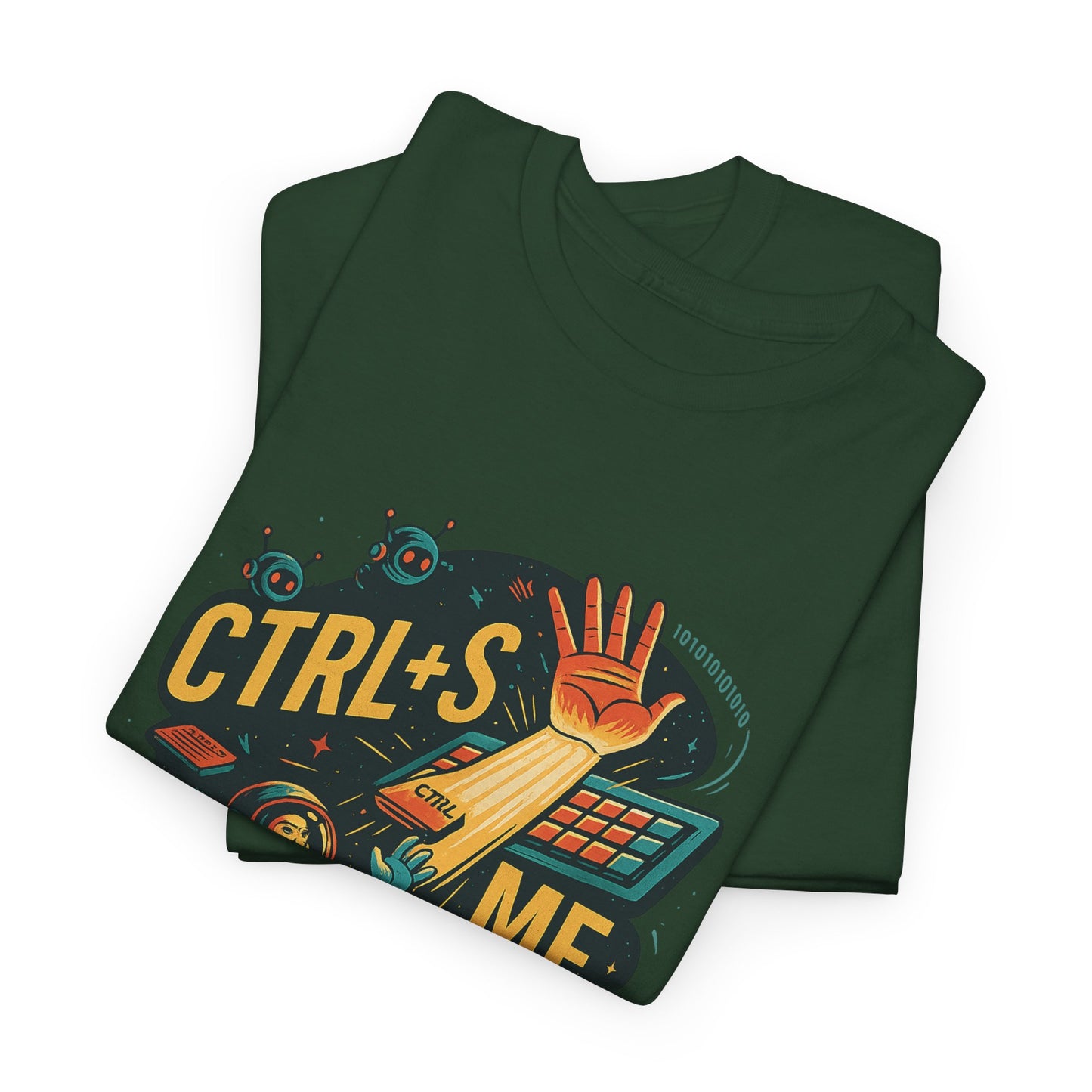CATCHY CODING TEE WITH CTRL+S ME DESIGN