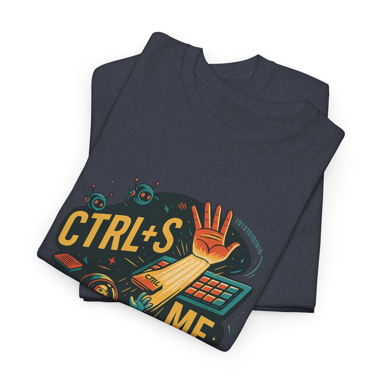 CATCHY CODING TEE WITH CTRL+S ME DESIGN