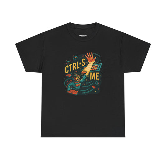 CATCHY CODING TEE WITH CTRL+S ME DESIGN
