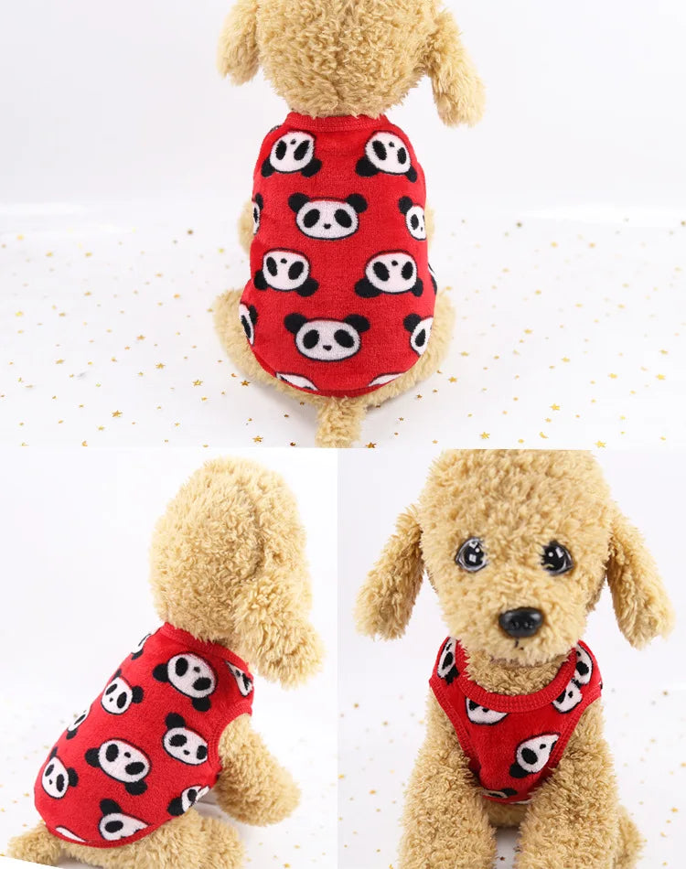 Cozy Winter Flannel Vest for Small Dogs & Cats – Soft, Stylish & Warm