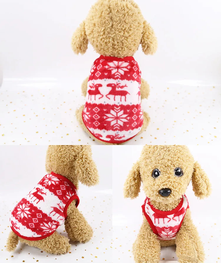 Cozy Winter Flannel Vest for Small Dogs & Cats – Soft, Stylish & Warm