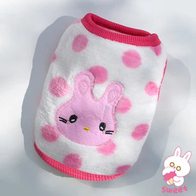Cozy Winter Flannel Vest for Small Dogs & Cats – Soft, Stylish & Warm