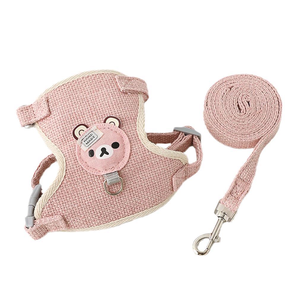Soft Nylon Pet Vest Harness & Leash Set for Small Pets