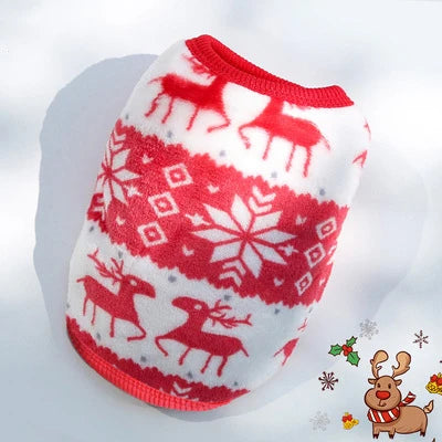 Cozy Winter Flannel Vest for Small Dogs & Cats – Soft, Stylish & Warm