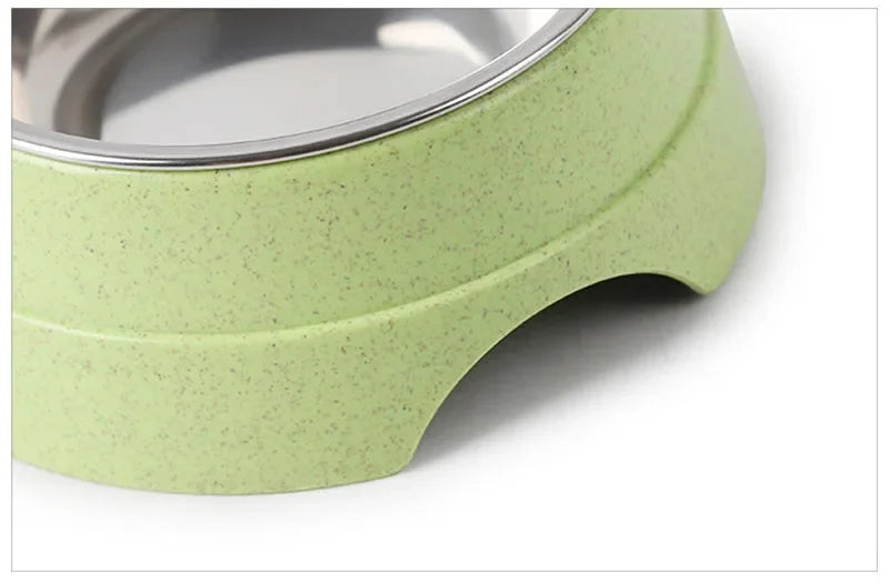 Double Pet Bowls – Stainless Steel Food & Water Feeder for Cats & Small Dogs