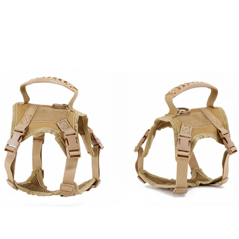 Tactical Cat & Small Dog Harness — Escape-Proof, Adjustable, and Breathable