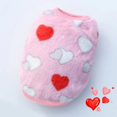 Cozy Winter Flannel Vest for Small Dogs & Cats – Soft, Stylish & Warm