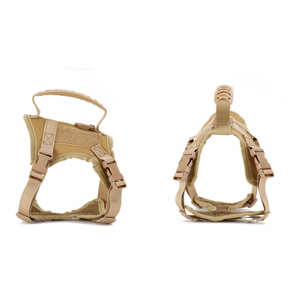 Tactical Cat & Small Dog Harness — Escape-Proof, Adjustable, and Breathable