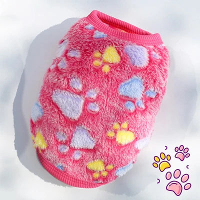 Cozy Winter Flannel Vest for Small Dogs & Cats – Soft, Stylish & Warm