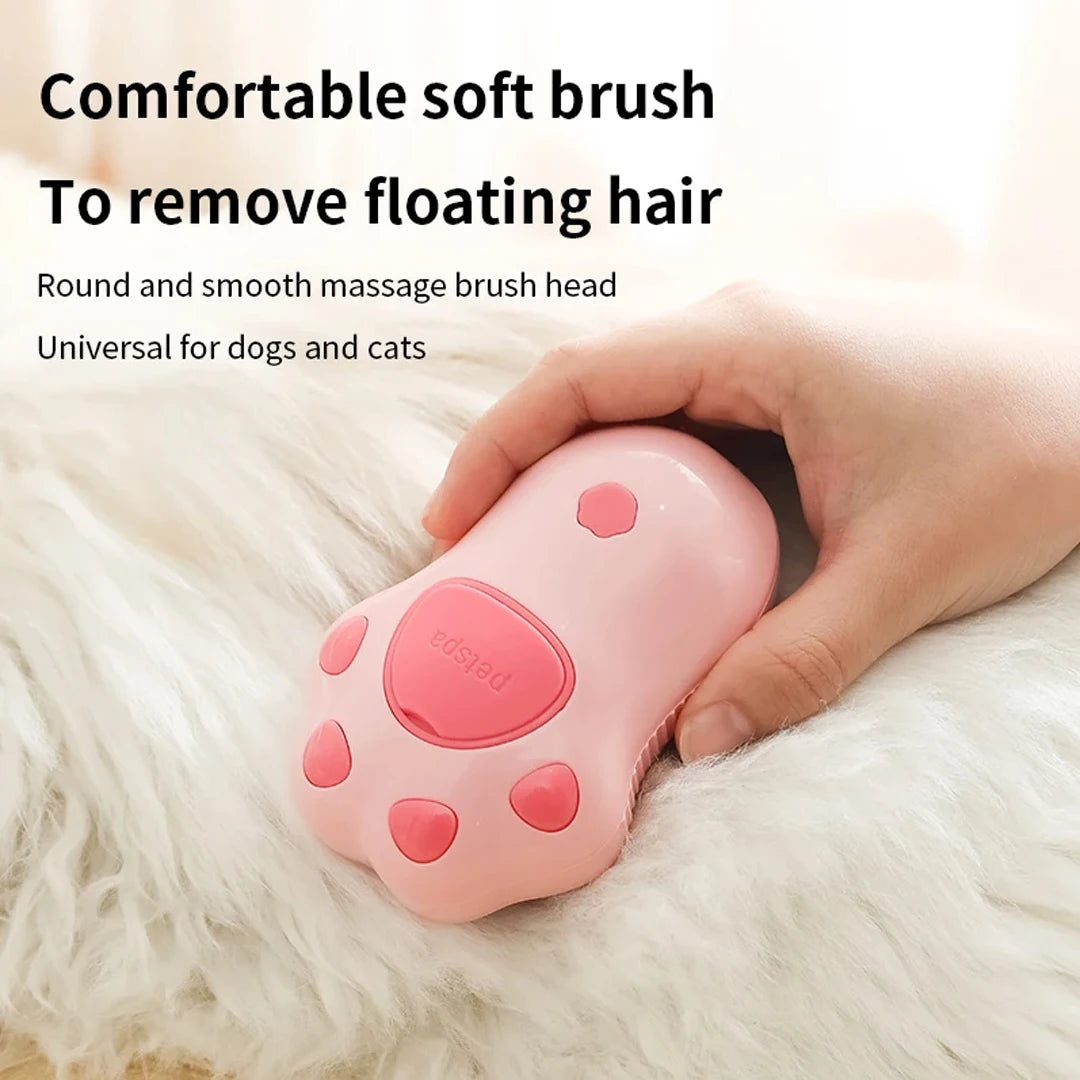 3-in-1 Electric Spray & Steam Grooming Brush for Cats & Dogs